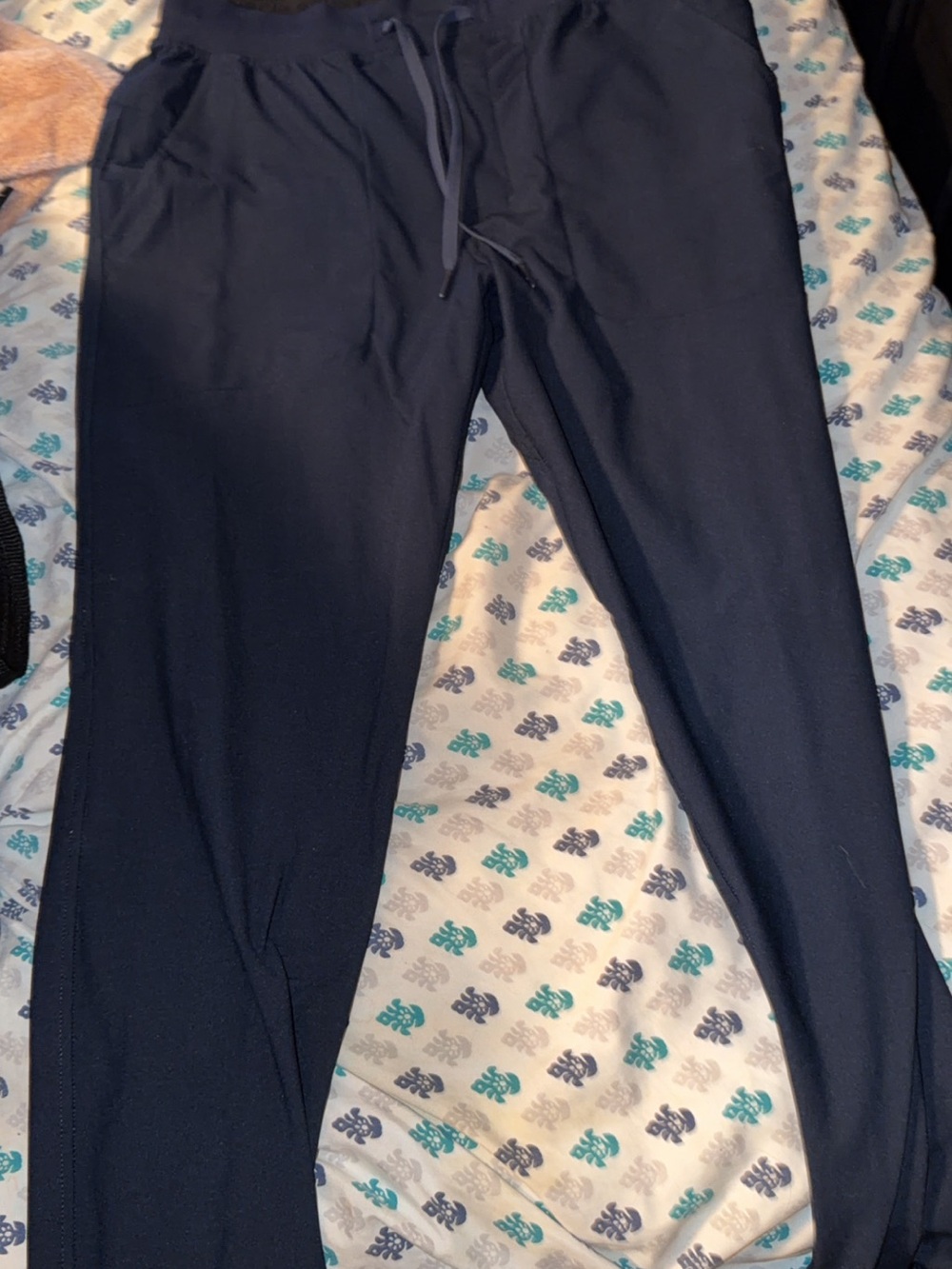 lululemon athletica Men's Dark Blue Drawstring Joggers